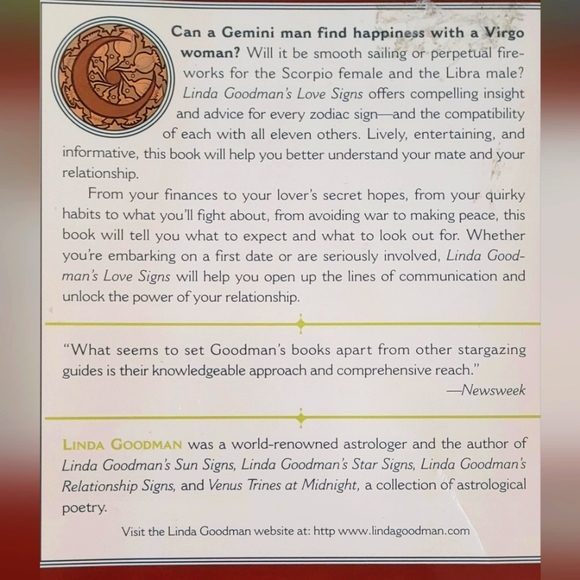 Love Signs by Linda Goodman - Classic - Picture 2 of 2